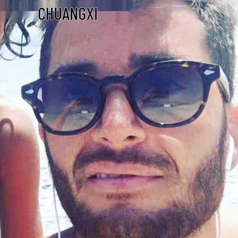 European & American Retro Rivet Small Frame PC Sunglasses: Unisex Stylish High-End Driving & Sunscreen Glasses