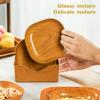 Wooden Japanese Pallet Oval Simple Mini Tableware Fruit Plates Home Afternoon Tea Snack Plates Dining Table Bread Cake Dishes