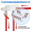 High Quality CO2 Gas Splitter Durable Metal Materials Home Brewing Supplies CO2 Regulator For Beverage Dispensing