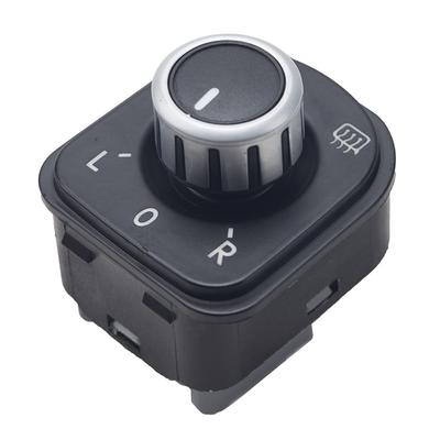 Knoflík spínače zrcátka v autě Fit Knoflík pro nastavení pokovování zadního zrcátka Pro VW Jetta Golf 5 6 MK5 MK6 Tiguan Rabbit CC Eos