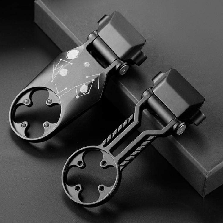 Adjustable Bike Speedometer Extension Holder Bicycles Headlight Cameras Stand Bicycles Handlebars Computer Brackets