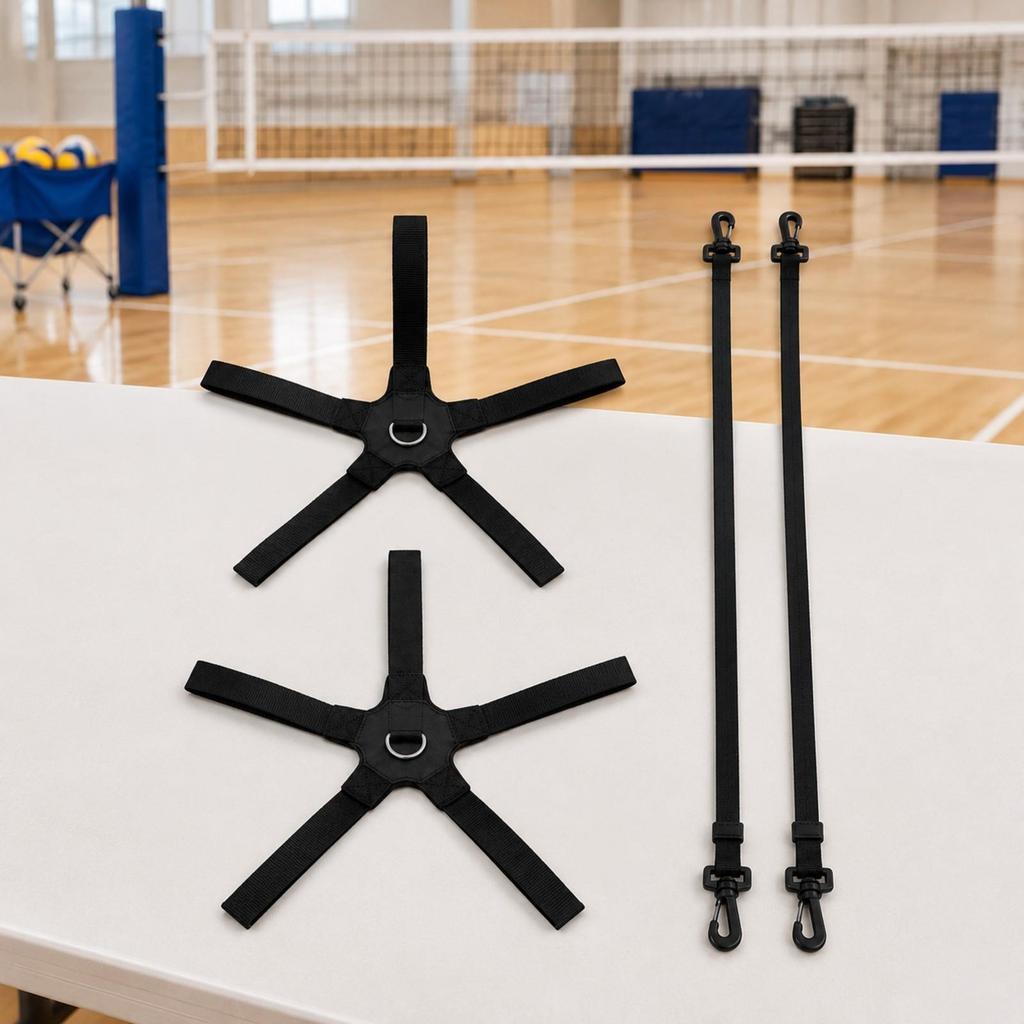 Hanging Volleyball Training Strap Adjustable with Elastic Cords Lightweight