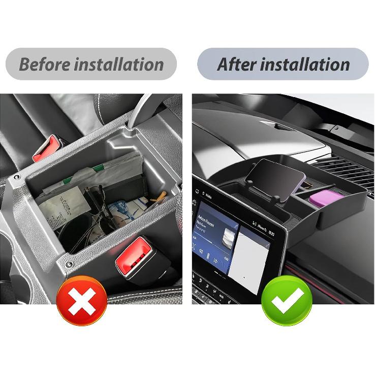 SKTU For 2024 2025 2026 Colorado Dashboard Organizer -2026 Chevy Colorado/Canyon Behind Screen Organizer 2024 2025 2026 Chevy Colorado Accessories