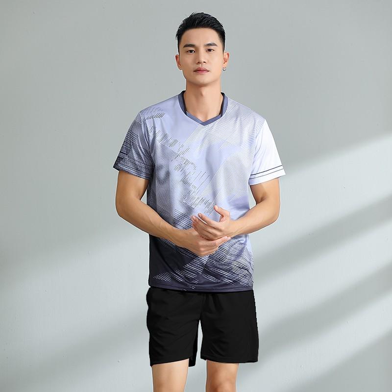 Quick-Dry Badminton Set Women Men Sportswear Running Tennis Volleyball Training Competition Uniform
