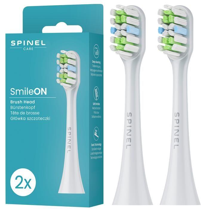 Embouts de brosse à dents - Spinel Care - SmileON White - compatibles soniques doux efficace