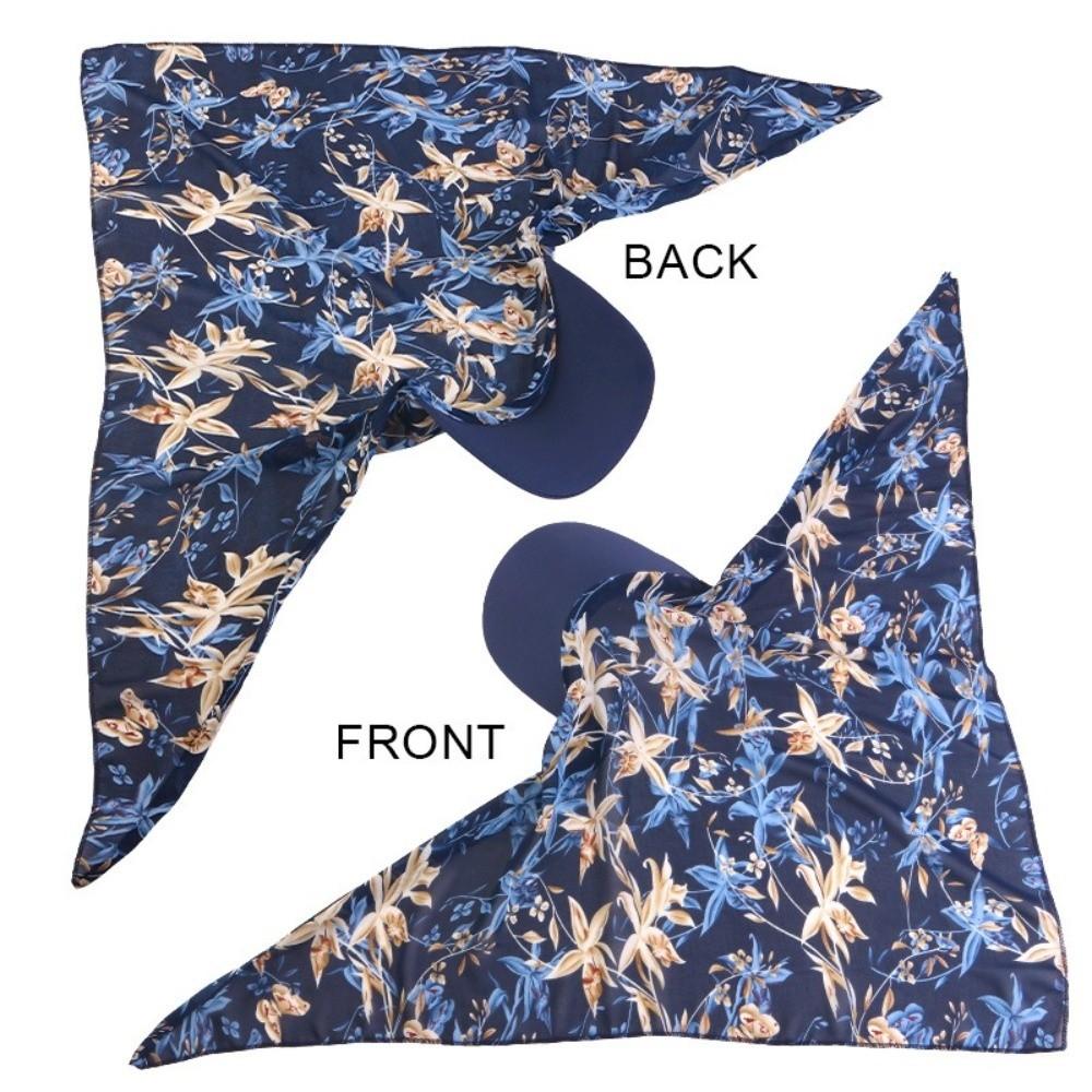 Pre-Tie Headscarf Chemo Headwear Sun Protection Chemo Cap Chiffon Baseball Cap Available All Year