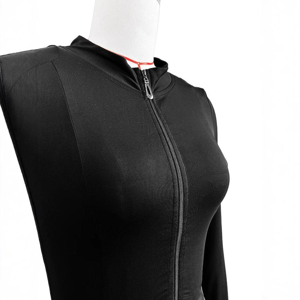 HR24029 Women's Sporty Casual Bodycon Waist-cinching Flared Skirt Set with Safety Shorts