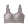 Women Seamless Wireless Push Up Gathering Anti Sagging Sports Tank Top Bra