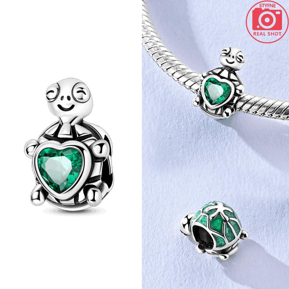 Original Copper Animals Sheep Bees Butterflies Green Sea Turtles Bead Fit Bracelet Diy Fine Gift Women Accessory Jewelry
