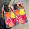 Case for Samsung Galaxy A31 A13 A14 A34 A15 A16 A21s A23 A35 A12 A24 A25 A17 A20s A26 Phone Cover Delicious Fruits