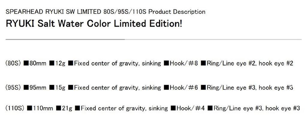 DUO Spearhead Ryuki 80S SW Sinking Lure AJA0035 (3598)