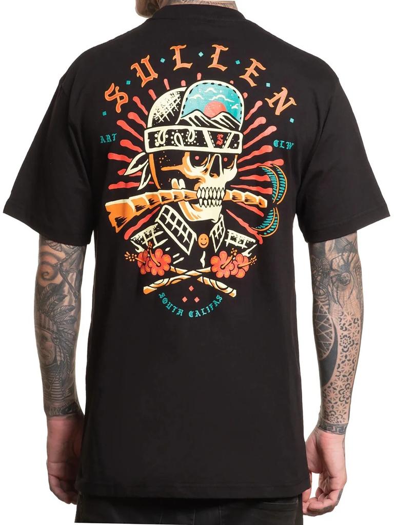 Sullen Herren South Califas Kurzarm Standard T-Shirt Tattoo California Tee