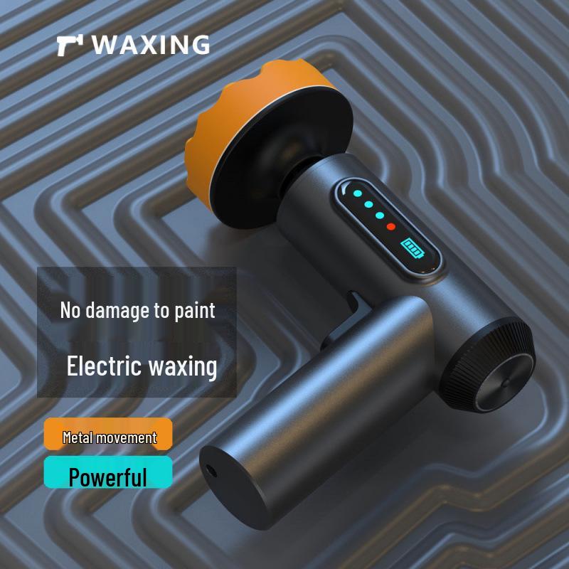 Wireless Car Polisher & Waxer with Digital Display for Home and Auto - Grinding & Sealing Glaze Tool