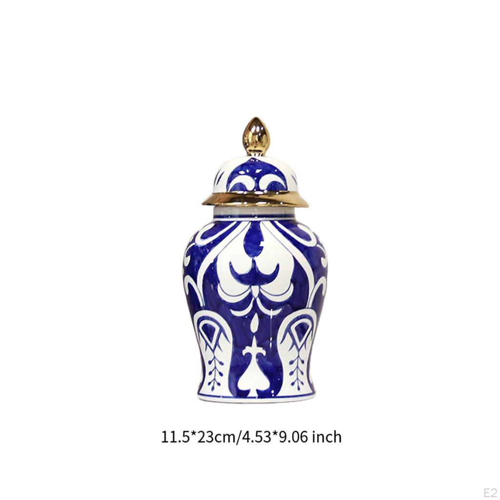 Keramik Ingwergefäß Vase Porzellan Aufbewahrung Tragbare Vorräte Blumenarrangement Schreibtisch