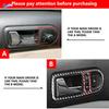 For VW Golf 4 Jetta Bora MK4 R32 GTI 1999 - 2004 Car Carbon Fiber Interior Door Handle Bowl Frame Cover Protective Trim