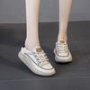 New Retro Shoes Women's Thick-soled Casual Single Shoes Lace-up Nurse Shoes