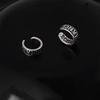 Retro Good Fortune Clip On Earrings For Men Non Pierced Ear Clips Punk Gothic Rock Hiphop Unisex Designer Jewelry Gift For Lover