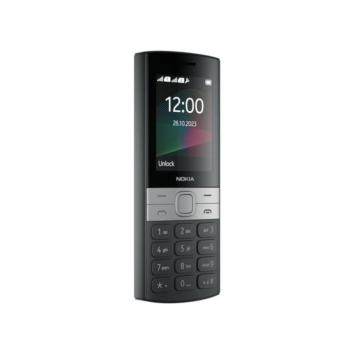 Téléphone portable - nokia - nokia 150 - 2g - noir - batterie 1000 mah - double sim