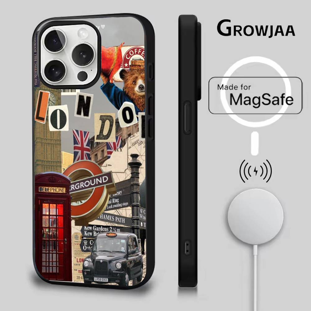 

London Big Ben Phone Case For iPhone 16e,16,15,14,13,12,11,Plus,Pro,Max,Mini Magsafe Magnetic Wireless Charging iPhone15