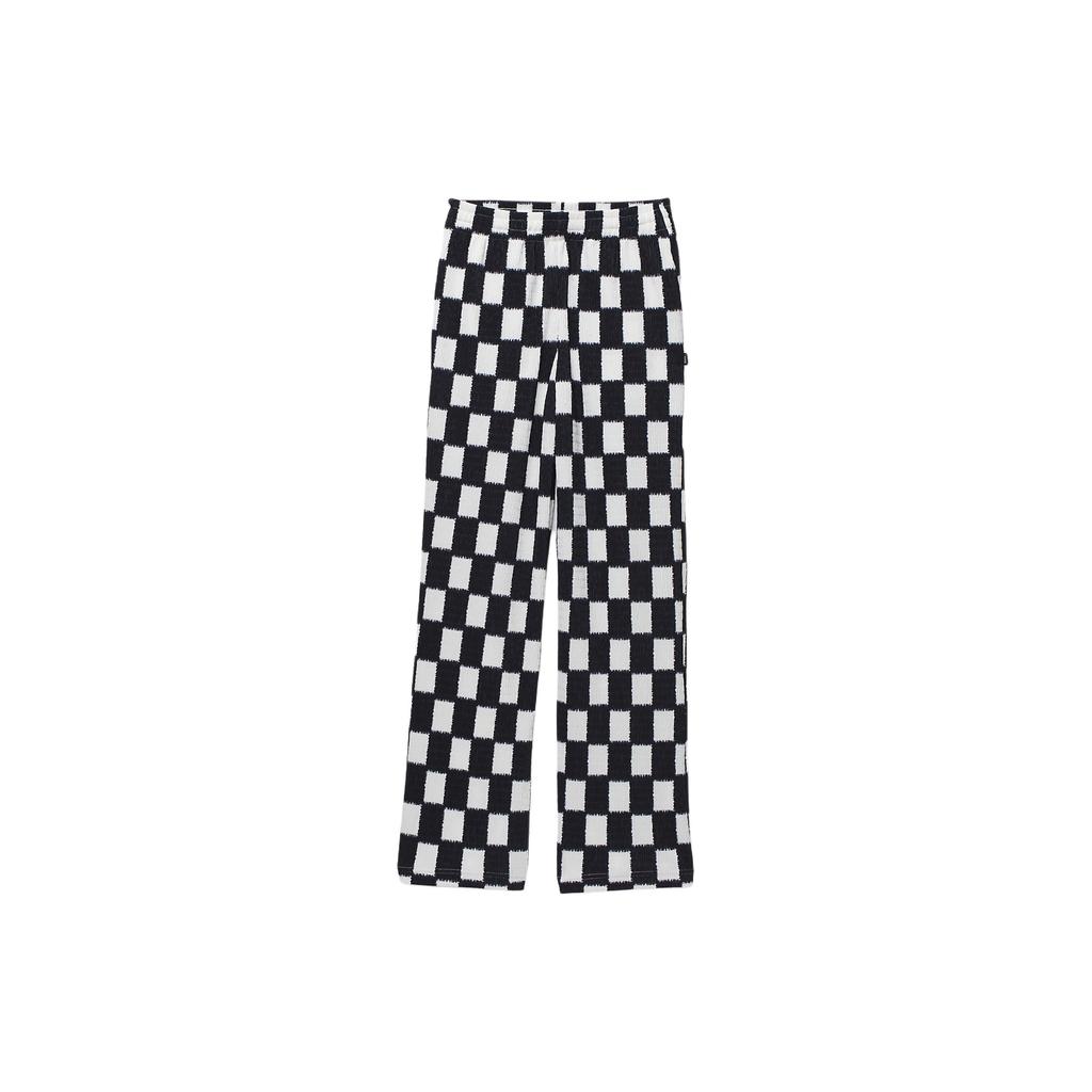 New Vans Benton Checker Easy Pant Casual Pants Women's Black VN000GA51KP