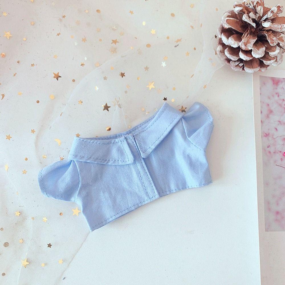 20cm Cotton Uniform Suit Plush Doll Pants Tops Doll White Coat Clothes for Idol Dolls Fashion Doctor Surgical Clothing