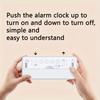Multi-function Digital Clock LED Brightness Adjustable Temperature and Humidity Display Dual Mode Alarm Clock