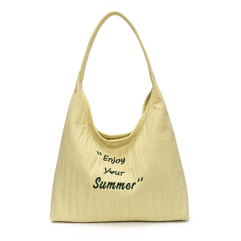 Handbag New Versatile Large Capacity Commuter Solid Color Underarm Shoulder Bag