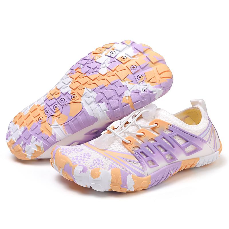 Kids Quick Drying Aqua Shoes Children's Water Shoes Barefoot Five-Fingers Wading Sneakers Boys Girls Beach Swimming Footwear