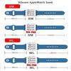 For Apple Watch ultra 2 band 49mm 46mm 44mm 40mm 45mm 41mm 42mm Silicone bracelet correa iWatch series se 9 8 7 6 3 10 11 straps