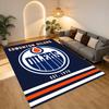 Edmonton Oilers Wohnzimmer rutschfester Teppich Weicher Teppich für Schlafzimmer Spielzimmer Sofa Büro Heimdekoration Fußmatte Weihnachtsgeschenk C9301301