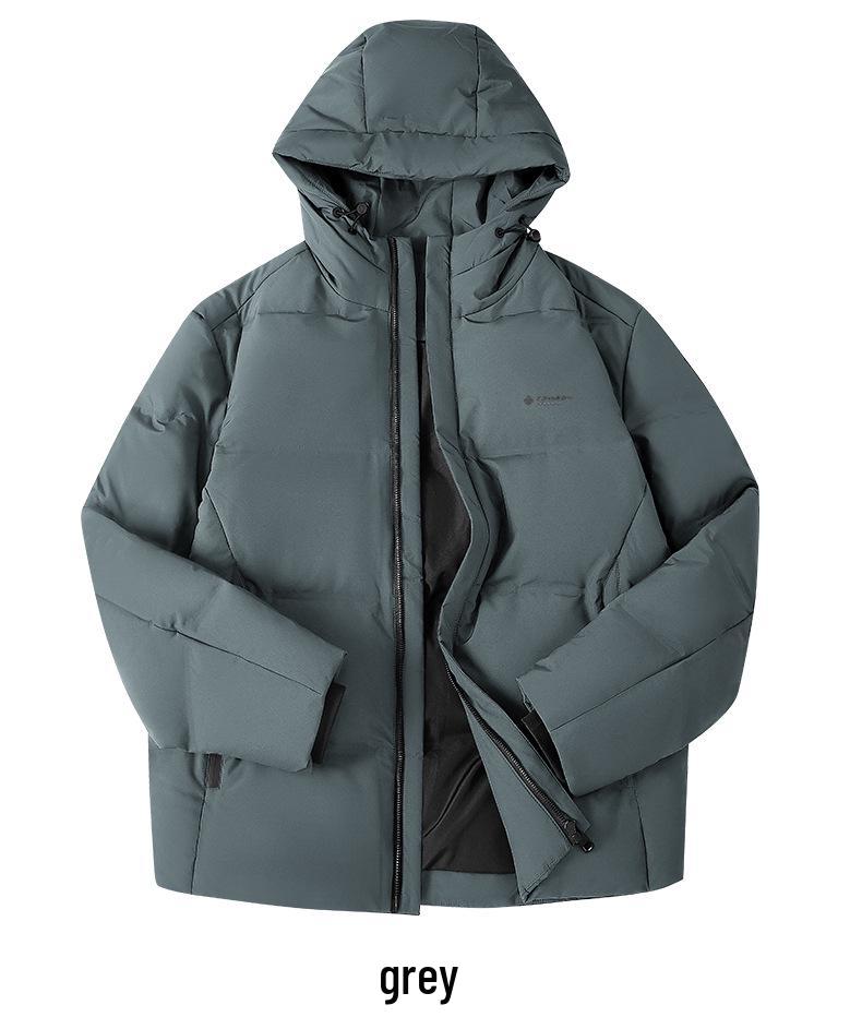 Men's 2025 Winter Lightweight Hooded Down Jacket: Thick, Short, Casual, Warm Outerwear