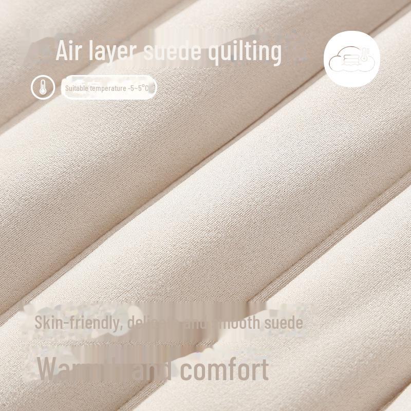 Antistatic Suede-Lined Women’s Autumn/Winter Suit - Three-Layer Velvet Men's Homewear