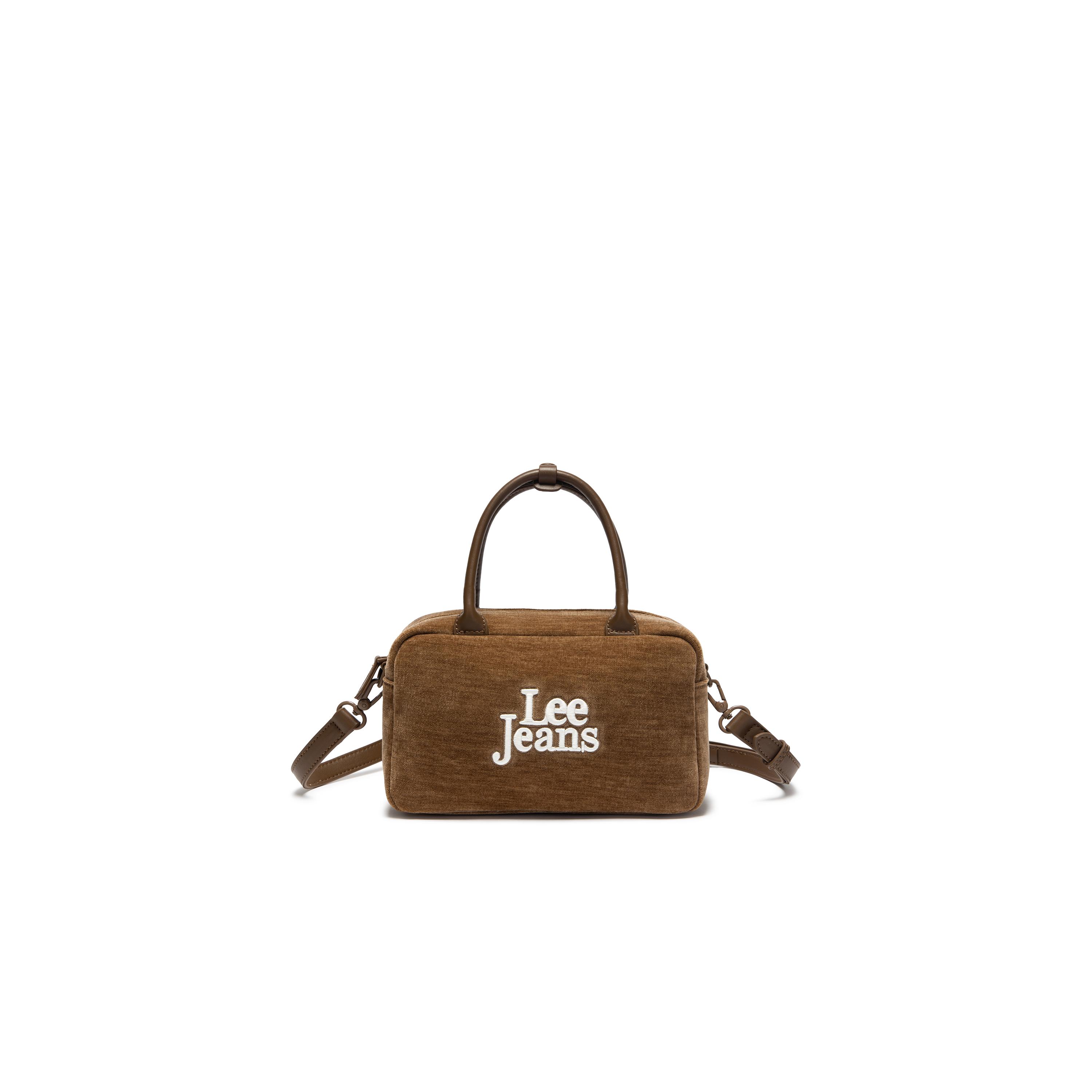 

New Lee Fabric Shoulder Bag Handbag Crossbody Bag Regular Women s Whole Wheat Brown LE240123M-301 24.1*10.9*15.0CM