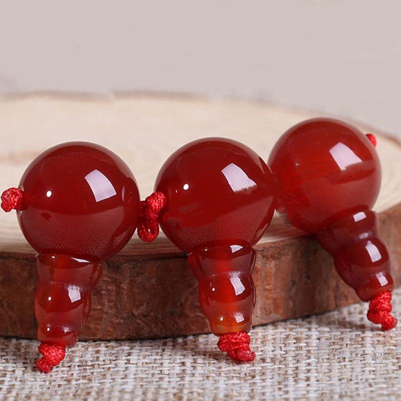 

DIY Natural Red Agate Crystal Bracelet Buddha Head Buddha Head Red agate round bead tee set of 14mm