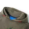 Khaki Hooded Sweatshirt for Children 92/104/116/128/140