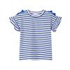 Fulomi Girl's Striped Short-Sleeve Casual T-Shirt