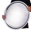 Large Thickened Stainless Steel Round Tray for Hotels and Home