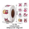 500 Stickers Roll New Melody Decorative Childrens Stickers Self-adhesive Children Reward Praise Toy Stickers