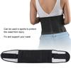 Breathable Adjustable Waistband Sports Fitness Waist Abdomen Support Correction Fixing BeltL Black