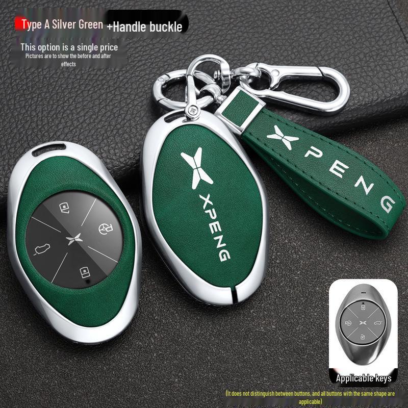 Xpeng P7/G3i Car Key Shell & Case: 2021/2022 Metal Key Holder