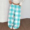 Women's Casual And Fashionable Printed Elastic Waist Loose Wide Leg Pants