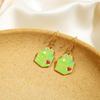 Fresh Cartoon Cute Girl Ear Hook Earrings - Summer Childlike Design