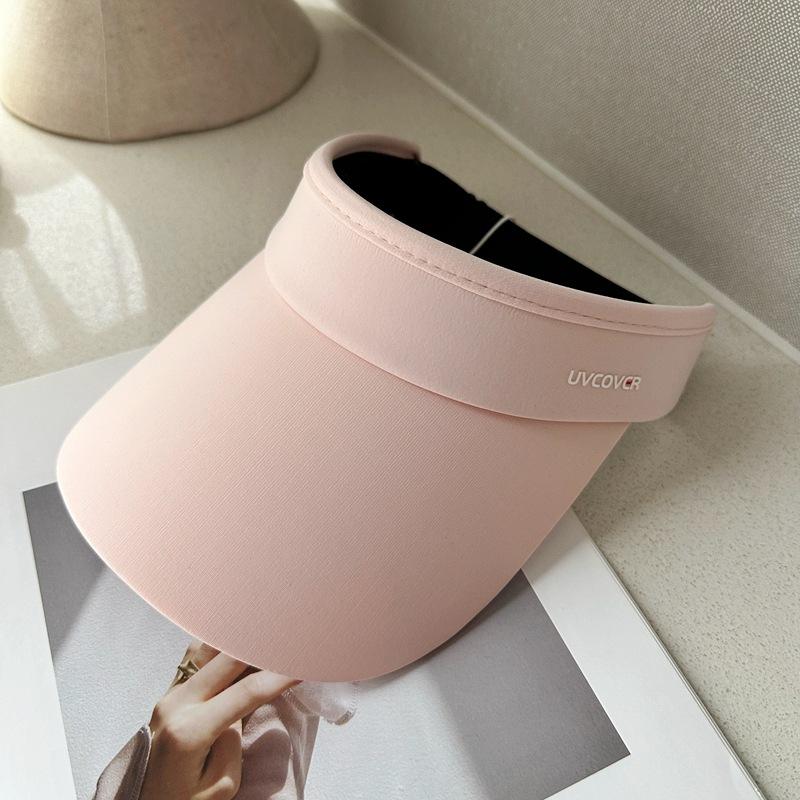 

UVcut running empty top sun hat travel ice silk sunscreen hat men s and women s outdoor sports sun hat summer Adjustable