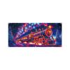 Christmas UV Fluorescent Garage Door Cover Banner - Background For Holiday Parties, Christmas Decoration Hanging Cloth
