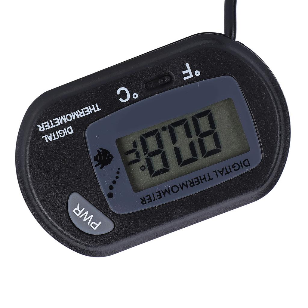 LCD Digital Aquarium Thermometer Convenient Large Clr Screen Fish Thermometer
