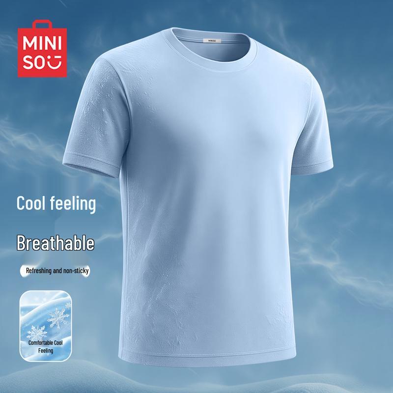 MINISO Men s Ice Silk Short Sleeve T-Shirt 2XL