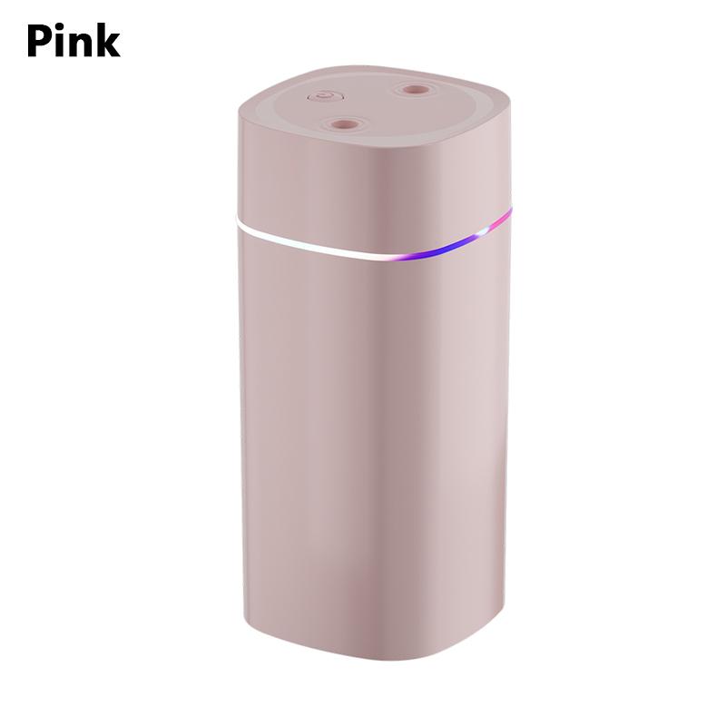 New Household Large-capacity Silent Humidifier Double-spray Aromatherapy Machine Bedroom Office Humidifier Gift Aromatherapy розовый