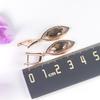Natural Smoky Quartz Clasp Earrings MQ 14*7mm 925 Sterling Silver Rose Gold Fine Jewelry for Women Birthday Chrismas Gift