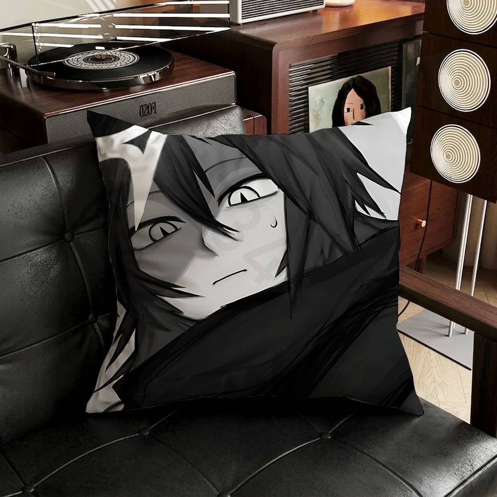 TwoTime Forsaken Pillow Case Antidustmite Pillowcase Invisible zipper silky short plush Sofa cushion cover