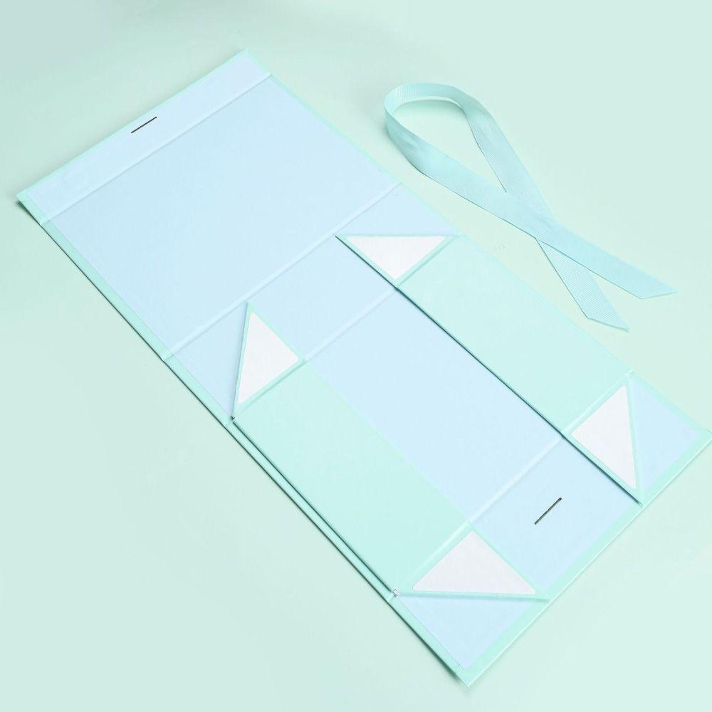 One-Piece Design Magnetic Closure Box Pure Color Gift Packaging  Bridesmaid Gifts